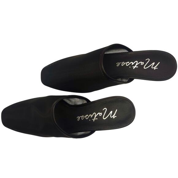 MATISSE Bette‎ Pump Black Mule Clear Kitten Heel Women sz. 7M NEW-IN-BOX $118 - Picture 3 of 6